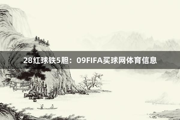 28　　红球铁5胆：09FIFA买球网体育信息